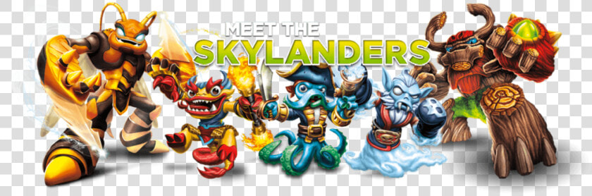 Official Skylanders Header   Activision Video Game Characters  HD Png DownloadTransparent PNG