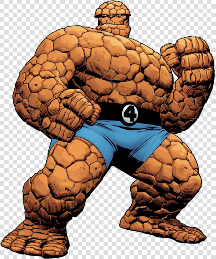 Thing fantastic Four muscle fictional Art   Fantastic Four The Thing  HD Png DownloadTransparent PNG