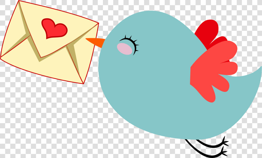 Graphic Free Download Clipart Mail Carrier Bird Big   Cute Mailing Clipart  HD Png DownloadTransparent PNG