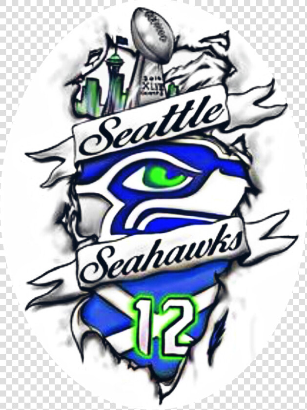 Transparent Seahawks 12 Png   Seahawks Logo  Png DownloadTransparent PNG