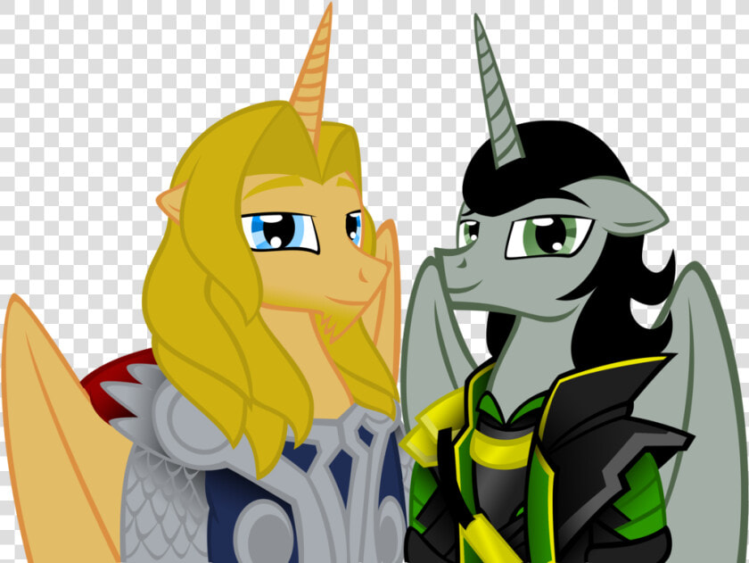 Thor And Loki As Ponies   Thor And Loki As My Little Pony  HD Png DownloadTransparent PNG