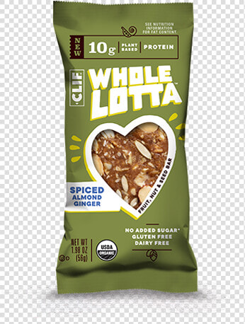 Spiced Almond Ginger Packaging   Clif Bar Whole Lotta  HD Png DownloadTransparent PNG