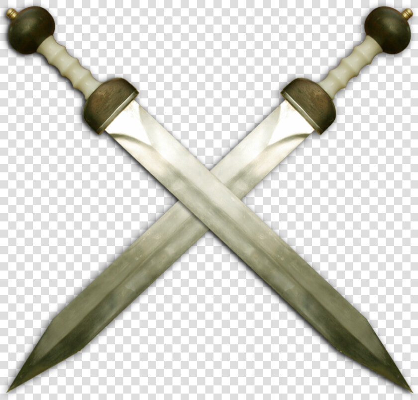 Crossed Gladius Clipart Gladius Gladiator Sword   Crossed Gladius  HD Png DownloadTransparent PNG