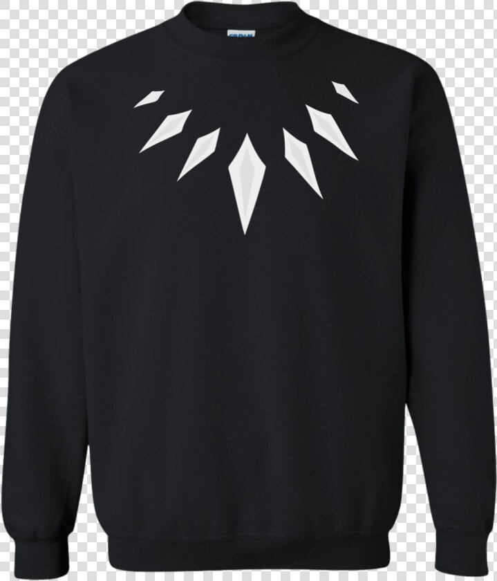 Black Panther Necklace T shirt  Long Sleeve  Hoodie   Friends Ugly Christmas Sweaters  HD Png DownloadTransparent PNG