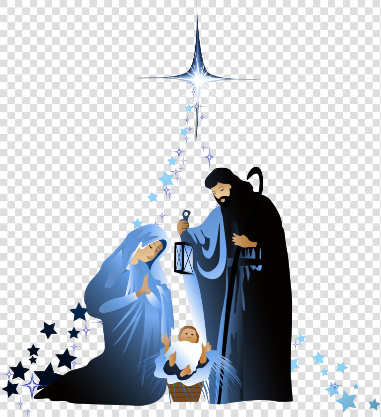 Holy Family Nativity Of Jesus Nativity Scene Christmas  HD Png DownloadTransparent PNG