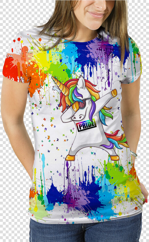 Transparent Dabbing Unicorn Png   Dabbing Unicorn Pride Shirt  Png DownloadTransparent PNG