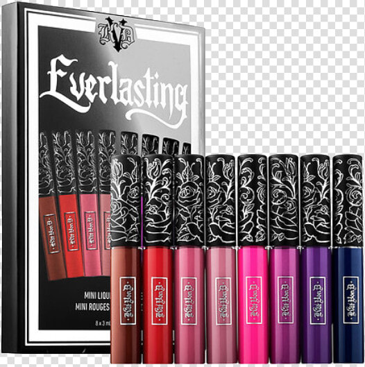 Kat Von D Everlasting Mini Liquid Lipstick Holiday   Kat Von D Everlasting Liquid Lipstick Kit  HD Png DownloadTransparent PNG