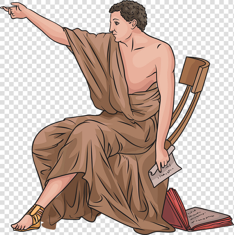 Aristotle Clipart   Sitting  HD Png DownloadTransparent PNG