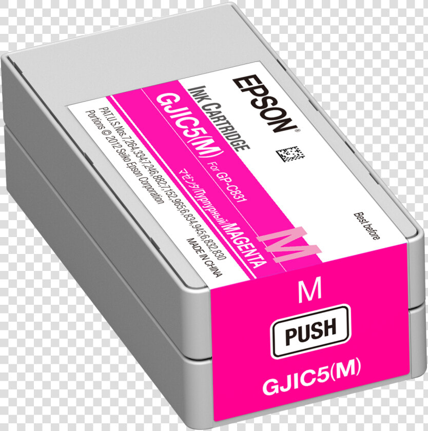 Epson Gp c831 Magenta Ink Cartridge Gjic5   Ink Cartridge  HD Png DownloadTransparent PNG