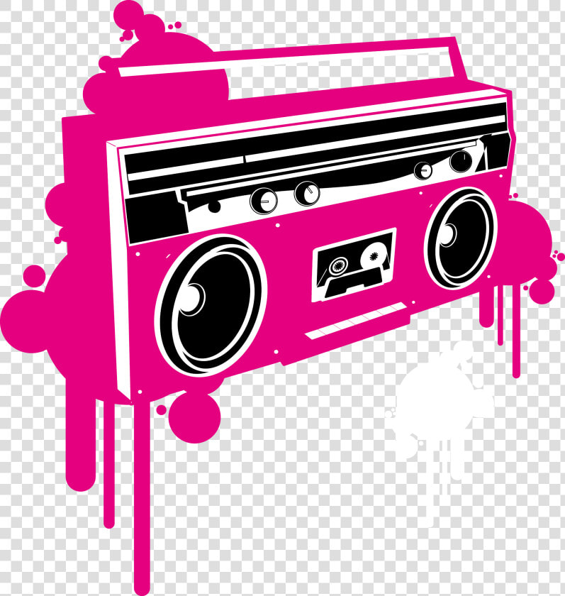 Transparent Background 80  39 s Boombox Clipart  HD Png DownloadTransparent PNG