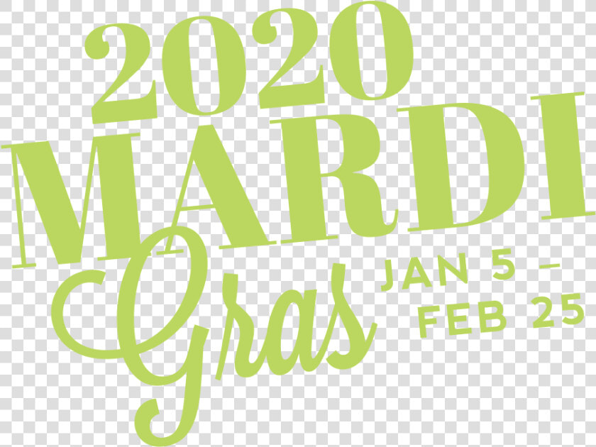 2020 Mardi Gras Logo Green   Mardi Gras 2020 Logos  HD Png DownloadTransparent PNG