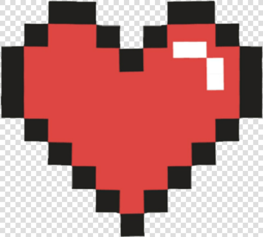 Transparent Corazon Rojo Png   Link Pixel Heart  Png DownloadTransparent PNG