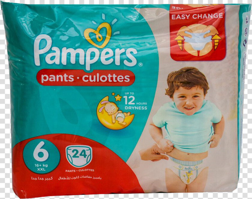 Pampers Pants 6 Xxl 16 Kg 24p   Pampers Pants Price In Pakistan  HD Png DownloadTransparent PNG