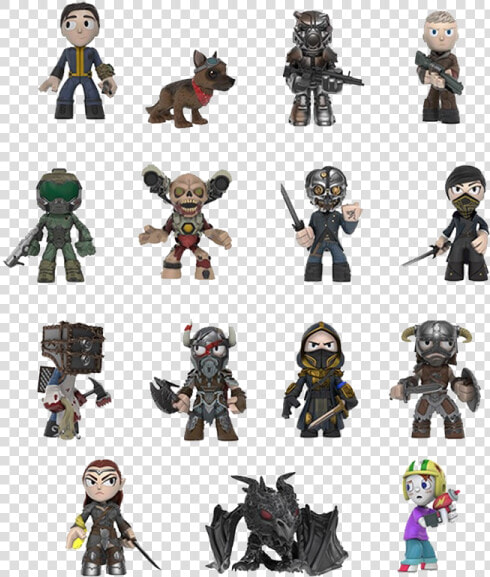 Best Of Bethesda Mystery Minis   Bethesda Funko Mystery Minis  HD Png DownloadTransparent PNG