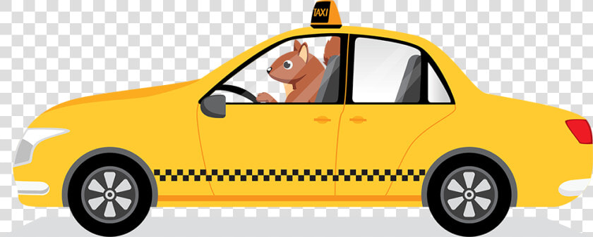 Squirrel Driving Taxi   Taxis Png  Transparent PngTransparent PNG