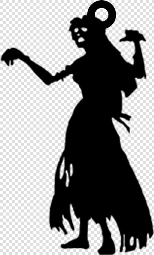 Zombie Girl Pendant   Female Zombie Clipart  HD Png DownloadTransparent PNG