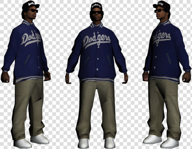 New Ryder For Gta San Andreas   Crips Skin Gta Sa  HD Png DownloadTransparent PNG