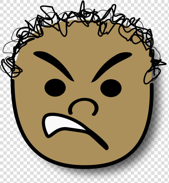 Vector Image Of Angry Kid Avatar   Angry Boy Face Clipart  HD Png DownloadTransparent PNG