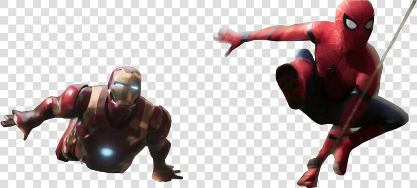 Spider Man And Iron Man   Spider Man Homecoming Trailer 1  HD Png DownloadTransparent PNG