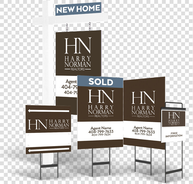 Harry Norman Real Estate Sign  HD Png DownloadTransparent PNG