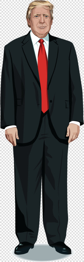 Donald Trump  Who Winning The Presidential Election   Full Body Trump Png  Transparent PngTransparent PNG