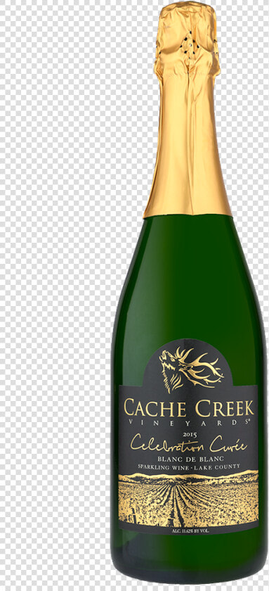 2015 Cache Creek Vineyards  amp  Winery Celebration Cuvee   Champagne  HD Png DownloadTransparent PNG