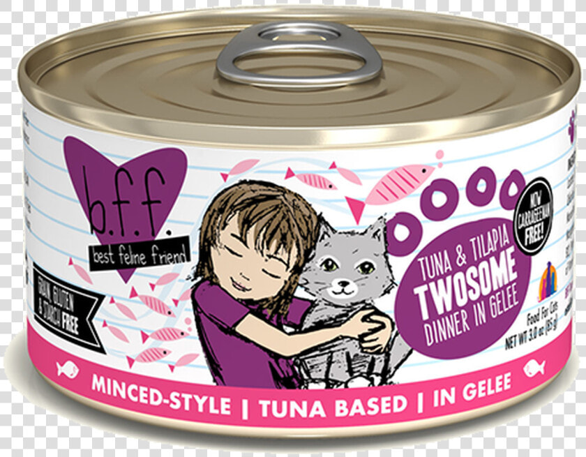 Bff Weruva Sweetheart Tuna And Shrimp Can 3 Oz  HD Png DownloadTransparent PNG