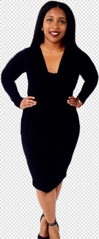 Ciara Brooks   Little Black Dress  HD Png DownloadTransparent PNG