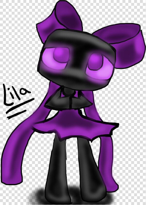 Enderman Drawing Headphone Png Free   Draw A Enderman Cute  Transparent PngTransparent PNG