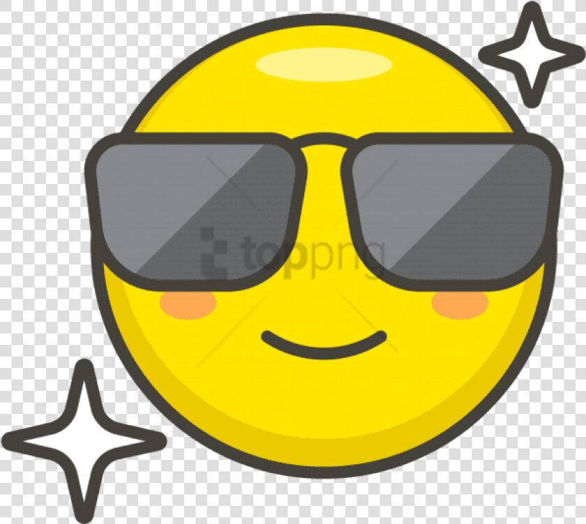 Oculos Deal With It Png   Emoji De Óculos Escuros  Transparent PngTransparent PNG