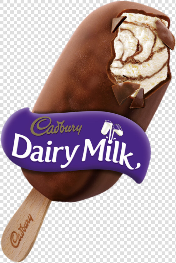 Creamy Vanilla Ice Cream With Cadbury Dairy Milk Chocolate   Cadbury Ice Cream Stick  HD Png DownloadTransparent PNG