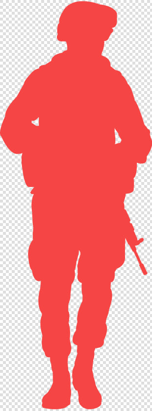 Silueta De Soldado Para Colorear  HD Png DownloadTransparent PNG