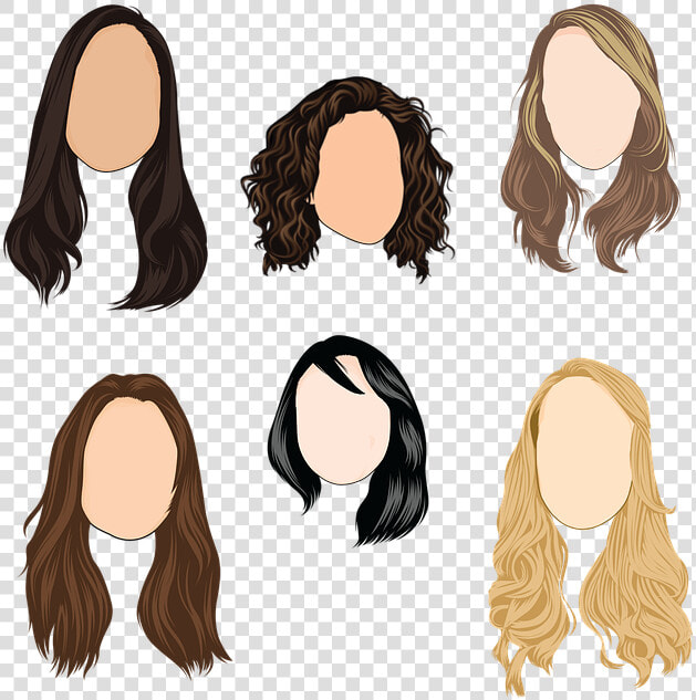 Ladies  Women  People  Girls  Hairstyles  Cartoon   ทรง ผม การ์ตูน ผู้หญิง  HD Png DownloadTransparent PNG