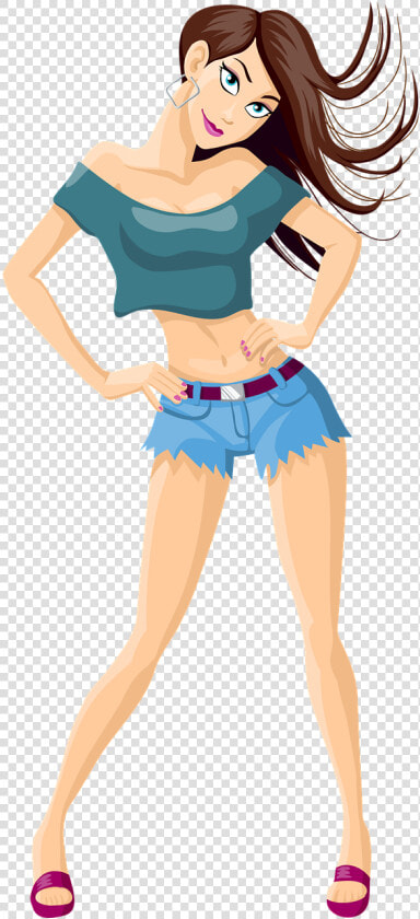 Gambar Animasi Cewek Seksi  HD Png DownloadTransparent PNG