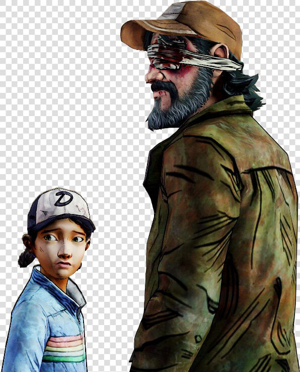 I Successfully Made A Transparent Of My Two Favorite   Walking Dead Telltale Png  Png DownloadTransparent PNG