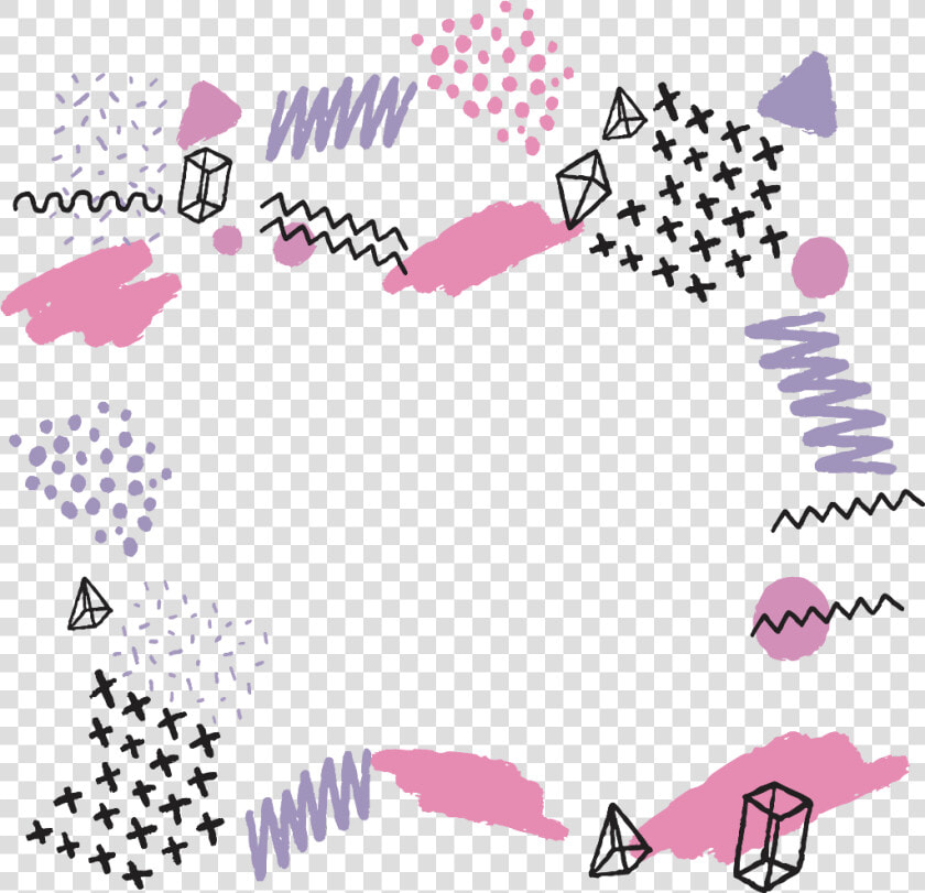  ftestickers  frame  borders  abstractpattern  geometric   Pattern  HD Png DownloadTransparent PNG