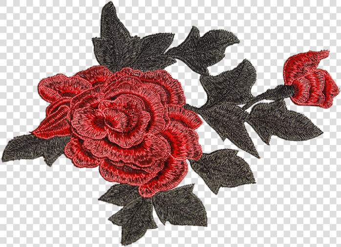 Wholesale Red Rose Flower Embroidered Patch For Light   Garden Roses  HD Png DownloadTransparent PNG