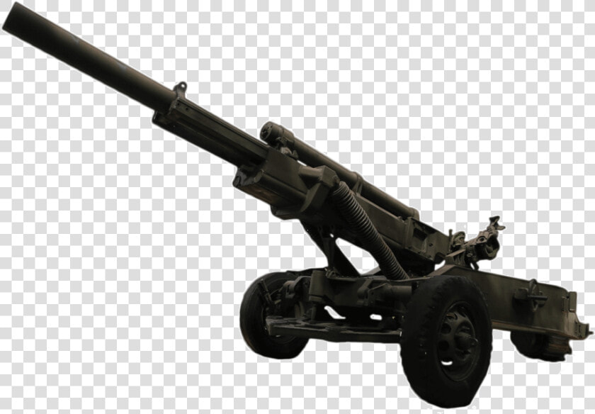 1966 M102 105mm Howitzer Replaced The Army’s M101 Howitzer   Cannon  HD Png DownloadTransparent PNG