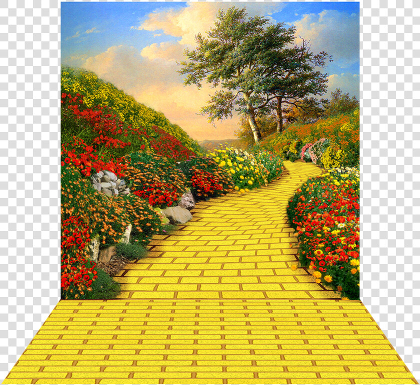 Yellow Brick Road Background   Yellow Brick Road Wall  HD Png DownloadTransparent PNG