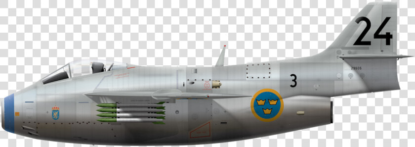 Saab J 29a Tunnan   Saab Tunnan Profile  HD Png DownloadTransparent PNG