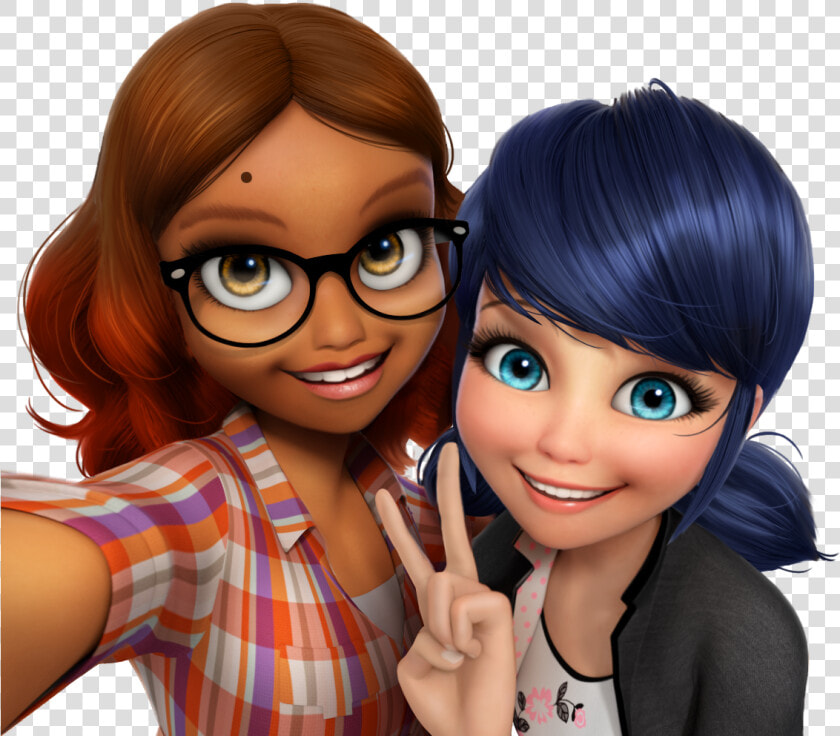 Miraculous Ladybug Marinette Y Alya  HD Png DownloadTransparent PNG