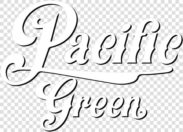 Pacific Green Cannabis Dispensary   Calligraphy  HD Png DownloadTransparent PNG