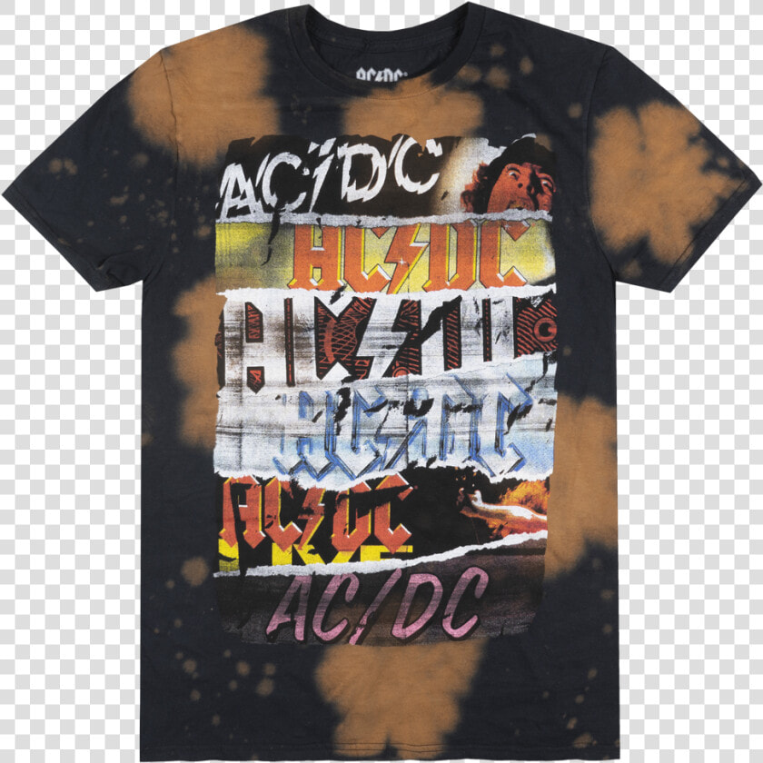 Acdc Rock Album Logo T shirt Black Tee Metal Music   Active Shirt  HD Png DownloadTransparent PNG