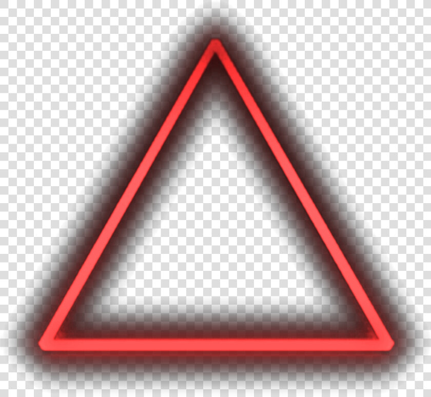 Neon Triangle Png   Red Neon Triangle Png  Transparent PngTransparent PNG