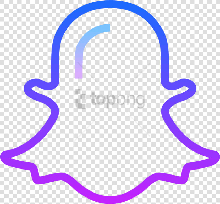 Free Png Logo De Snapchat Png Image With Transparent   Purple And Blue Snapchat Logo  Png DownloadTransparent PNG