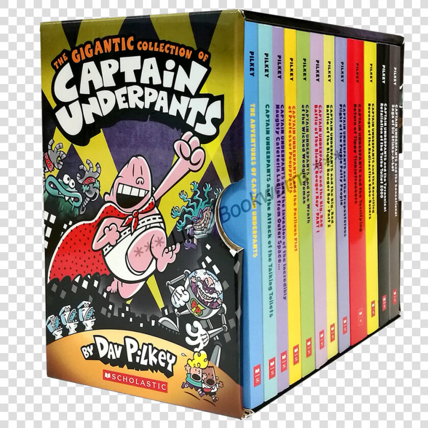 The Gigantic Collection Of Captain Underpants Itemprop   Gigantic Collection Of Captain Underpants  HD Png DownloadTransparent PNG