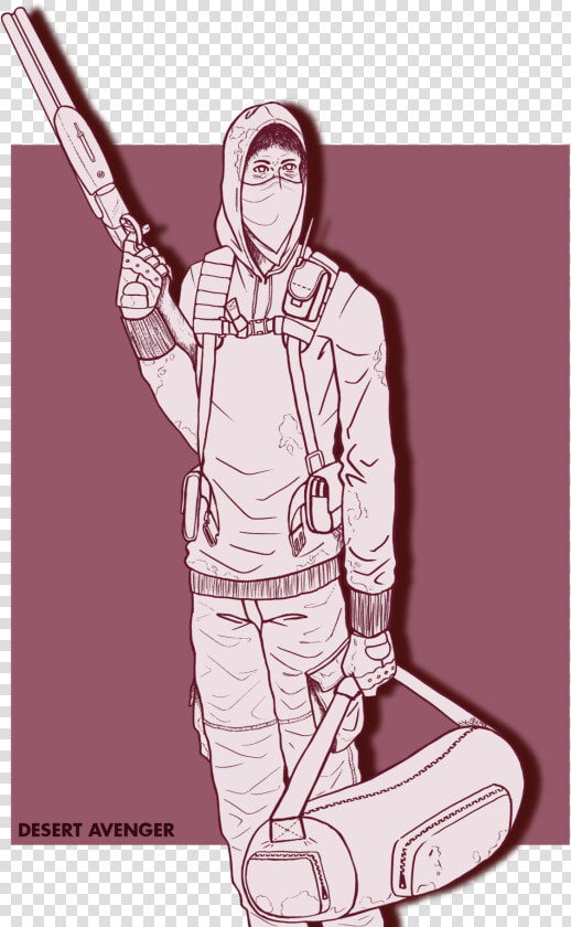 Escape From Tarkov Character Drawing  HD Png DownloadTransparent PNG