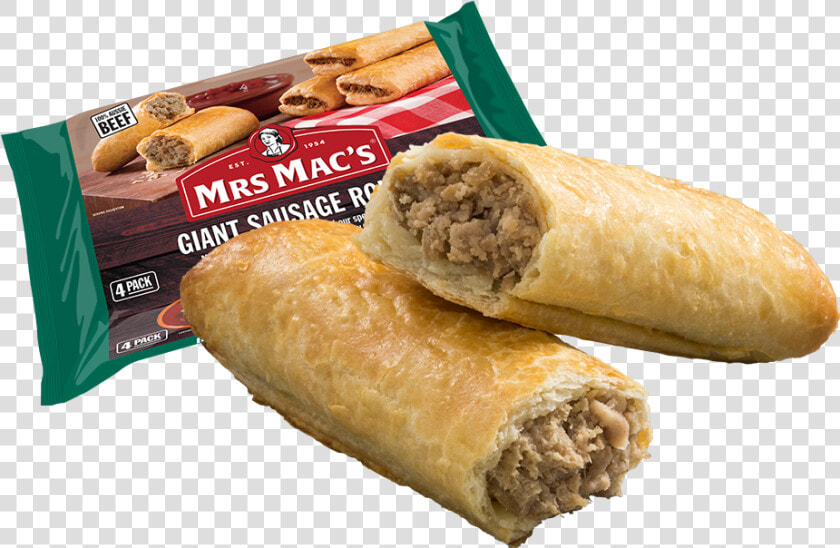 Giant Sausage Roll 4 Pack   Mrs Macs Sausage Roll  HD Png DownloadTransparent PNG