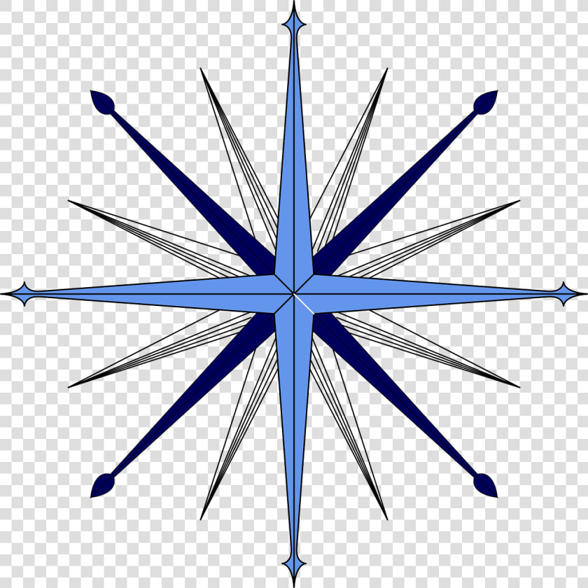 Compass Rose  Sky  East  West  Guide  Blue  South   Rosa Delos Vientos Azul  HD Png DownloadTransparent PNG