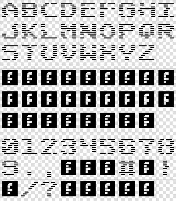 Transparent Scanlines Png   Tetrominoes Font  Png DownloadTransparent PNG